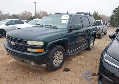 2004 Chevrolet Tahoe Z71 from USA, damaged, VIN 1GNEK13Z94R302606